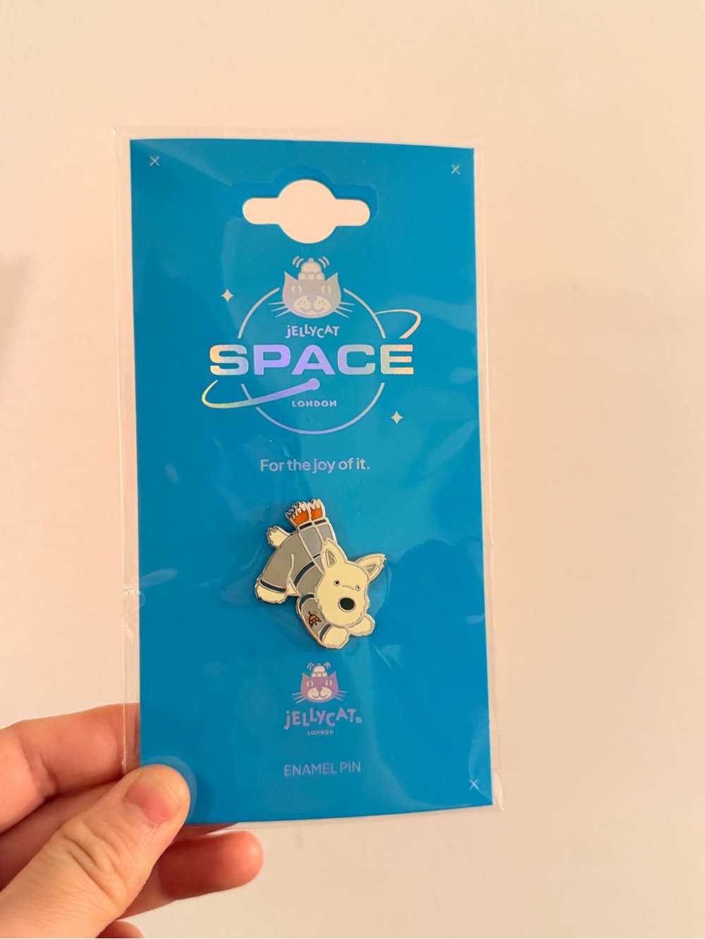Jellycat korean exclusive Space Enamel Pin - Dog Astronaut